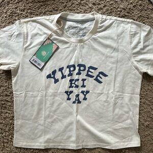 Yippee Ki Yay Shirt - Cream